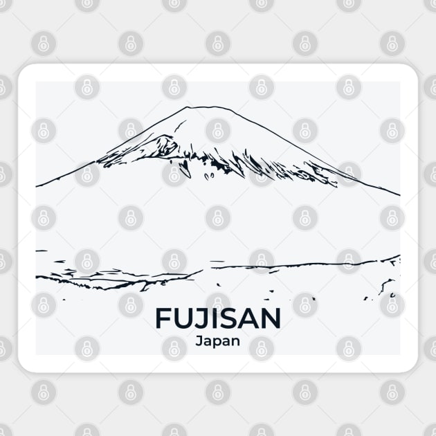 Fujisan - Japan Magnet by Lakeric